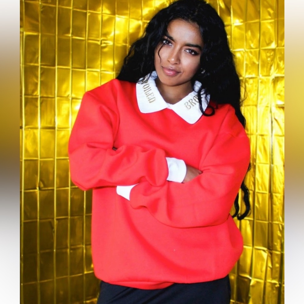 CAKEWORTHY X Willy Wonky Spoiled Brat Crew Sweater